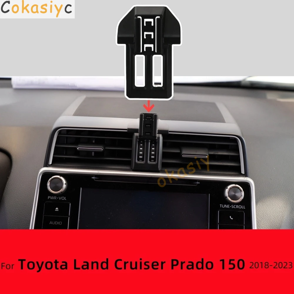 Para toyota land cruiser prado 150 2018-2023 suporte do telefone do carro especial suporte fixo base de carregamento sem fio carros acessórios