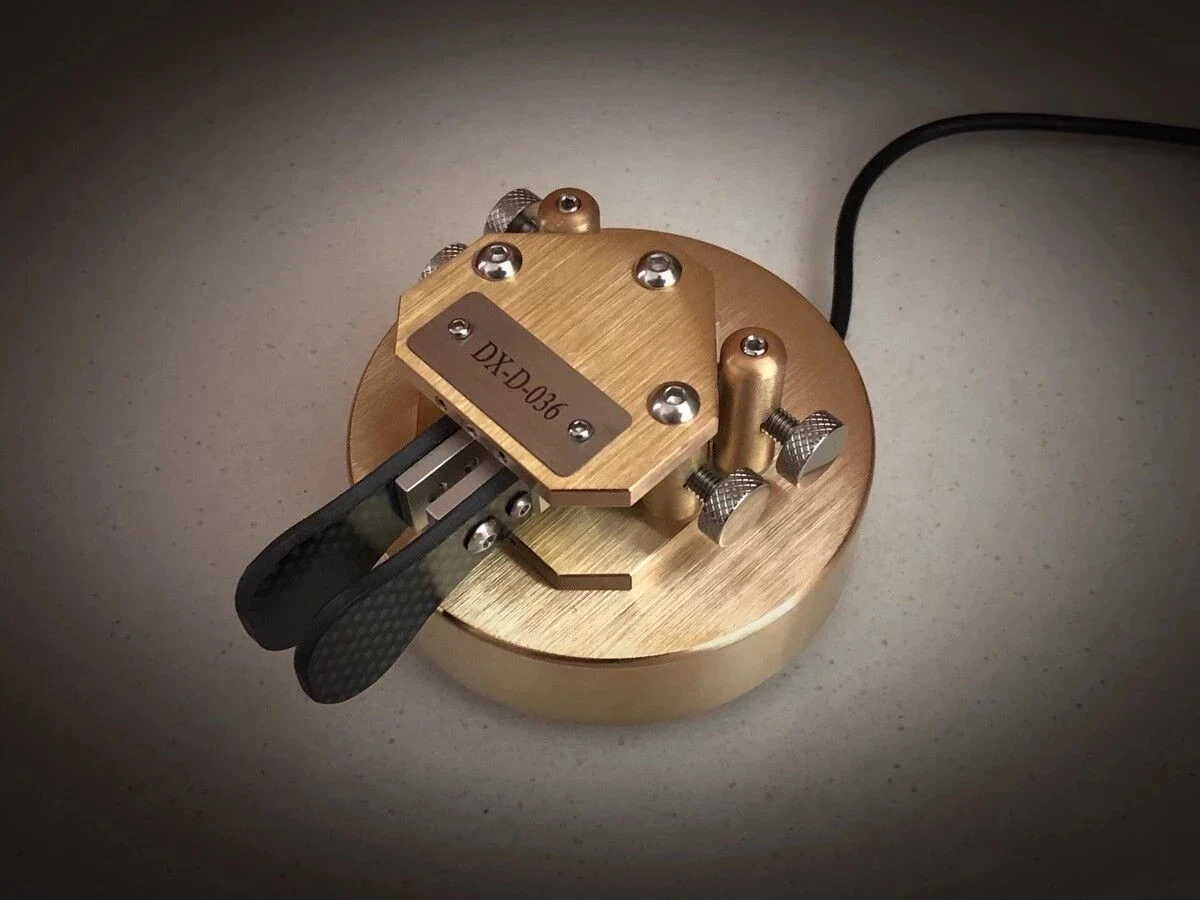 Morse Code CW Magnetic Iambic key 100% pure copper Magnetic return Paddles Morse Iambic key for Amateur Ham radio