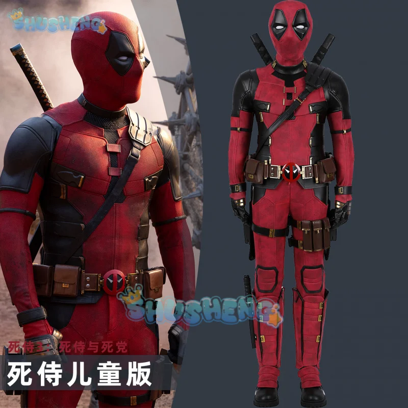 

Dead Cosplay pool Cosutme Wade Winston Wilson Cosplay Costume Children's Edition Movie Anti-hero Suit Halloween