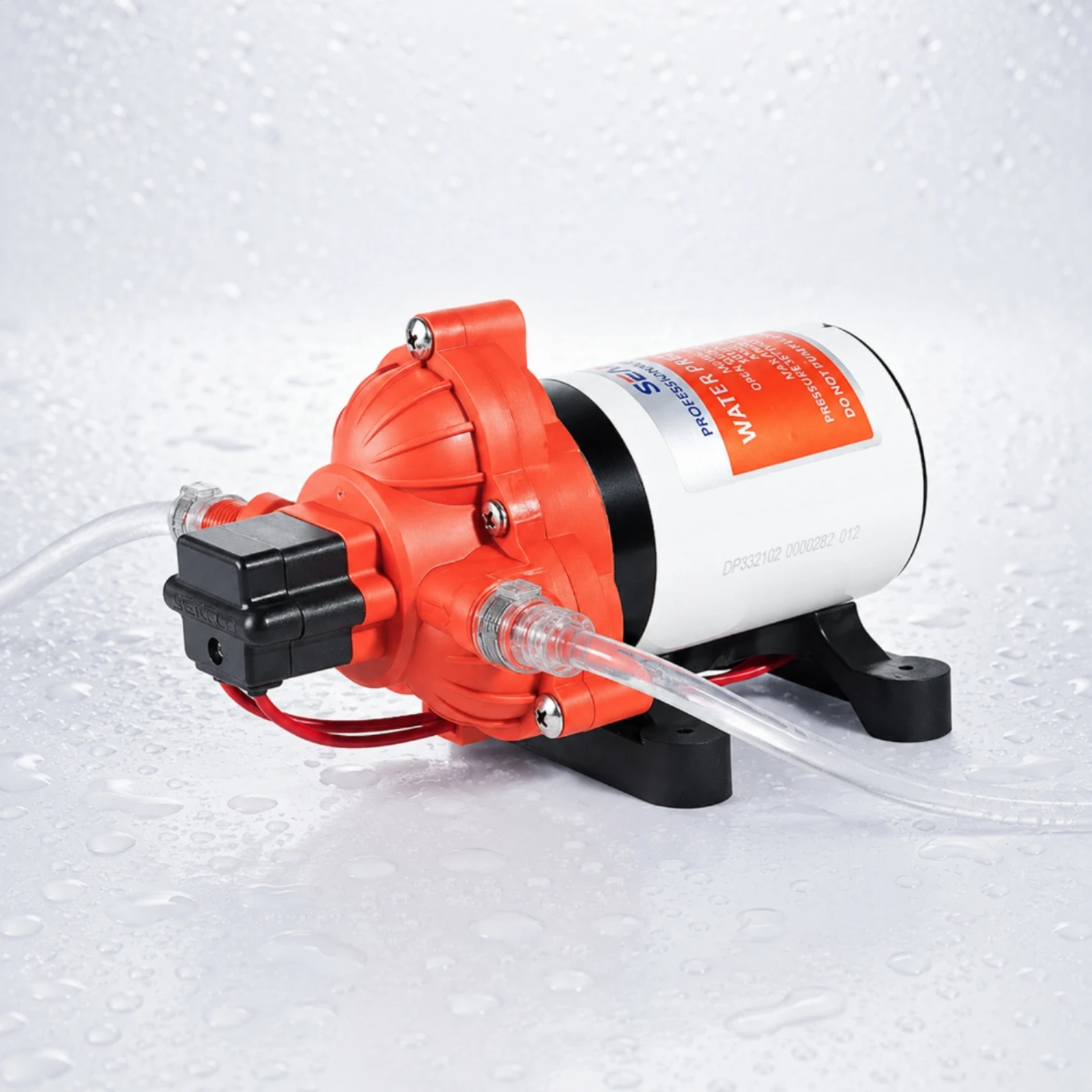 RV Liquid Transfer Pump Quiet Running Marine Liquid Transfer Pump Home Appliance Threaded Ports Automatic Control