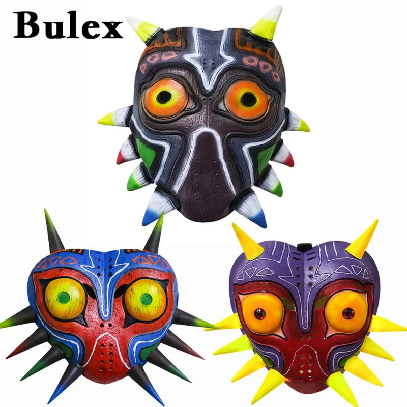 

Cafele Game Zelda Breath Of The Wild Majora Mask Latex Made Majora's COS Masks for Adults Halloween Cosplay Props