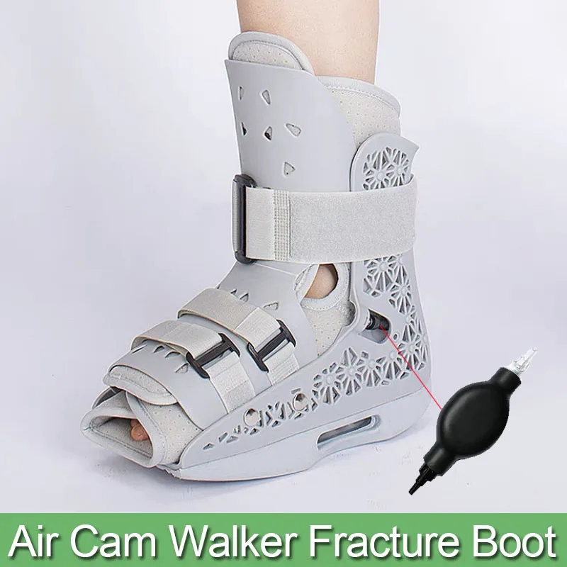 1Pcs Foam Pneumatic Ankle Support Walker Boot Ankle Foot Orthosis Plantar Splint Recover Injury Fasciitis Brace Guard