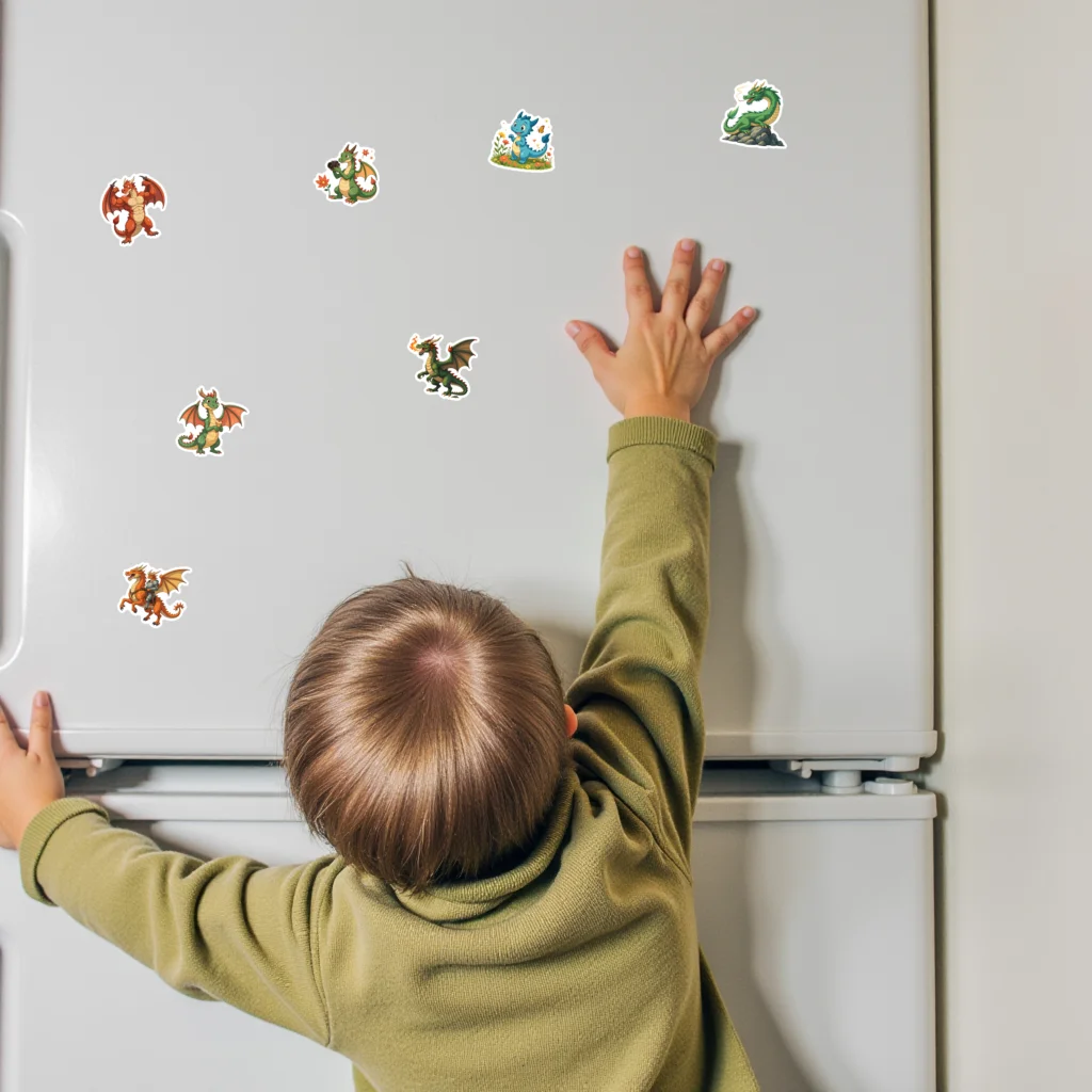 35pcs-100pcs Fantasy Mythical Creatures Stickers Cute Dragon Fantasy Stickers Stickers For DIY Phone Guitar