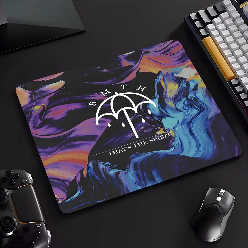 Bring Me The Horizons Mouse Pad Mouse pad game e-sports universal desktop laptop simple office rubber small non-slip pad