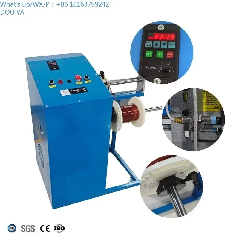 

2026 QP400 Wire Spooling Machine Handles Reels up to 400mm for Cable Belt Copper and Aluminum Wire