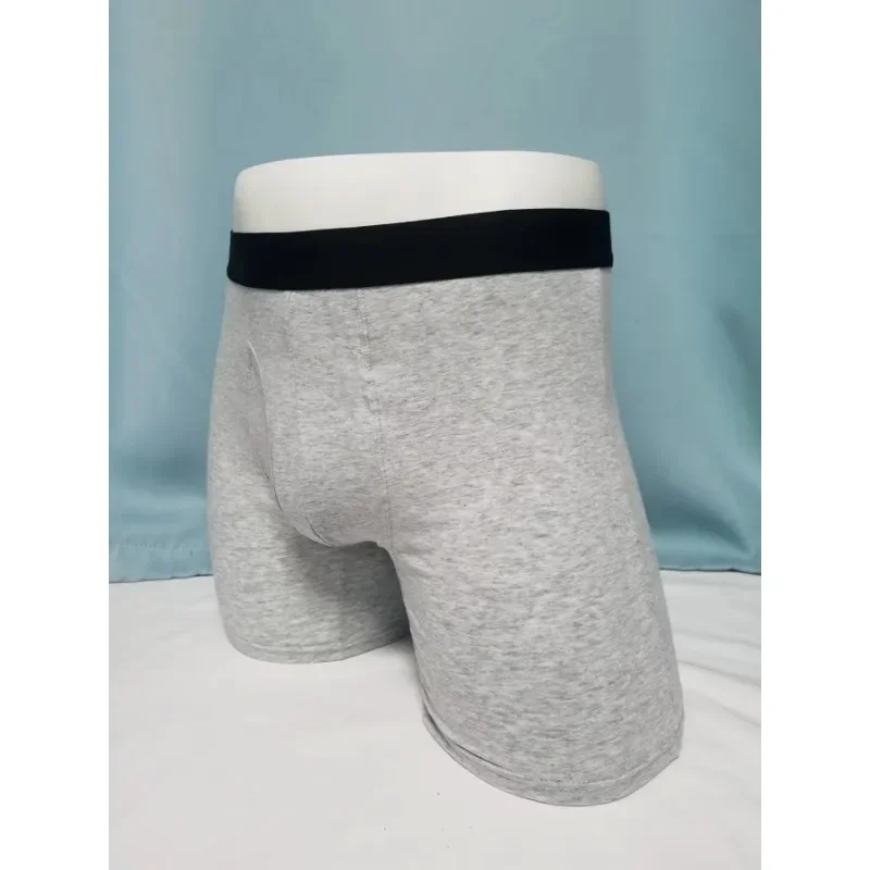 Cuecas respiráveis sexy masculinas, controle acolchoado de algodão, shorts boxer de cintura média, roupa íntima masculina confortável, cuecas boxer para homens