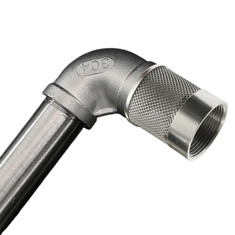 2PCS 304 Stainless Steel Water Pipe Filter Screen 25mm Garden Hose Strainer For Irrigation Pump Piping System Joint Cleaning Too