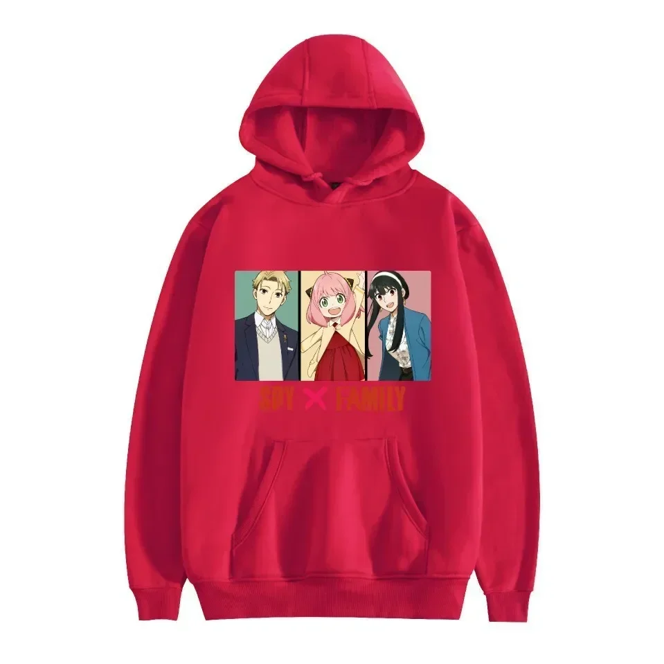 Spy X Family Kapuzenpullover mit Anime-Charakter-Motiv, modisch, Damenbekleidung, lässig, Sport, Street-Style, trendig, passend, süß