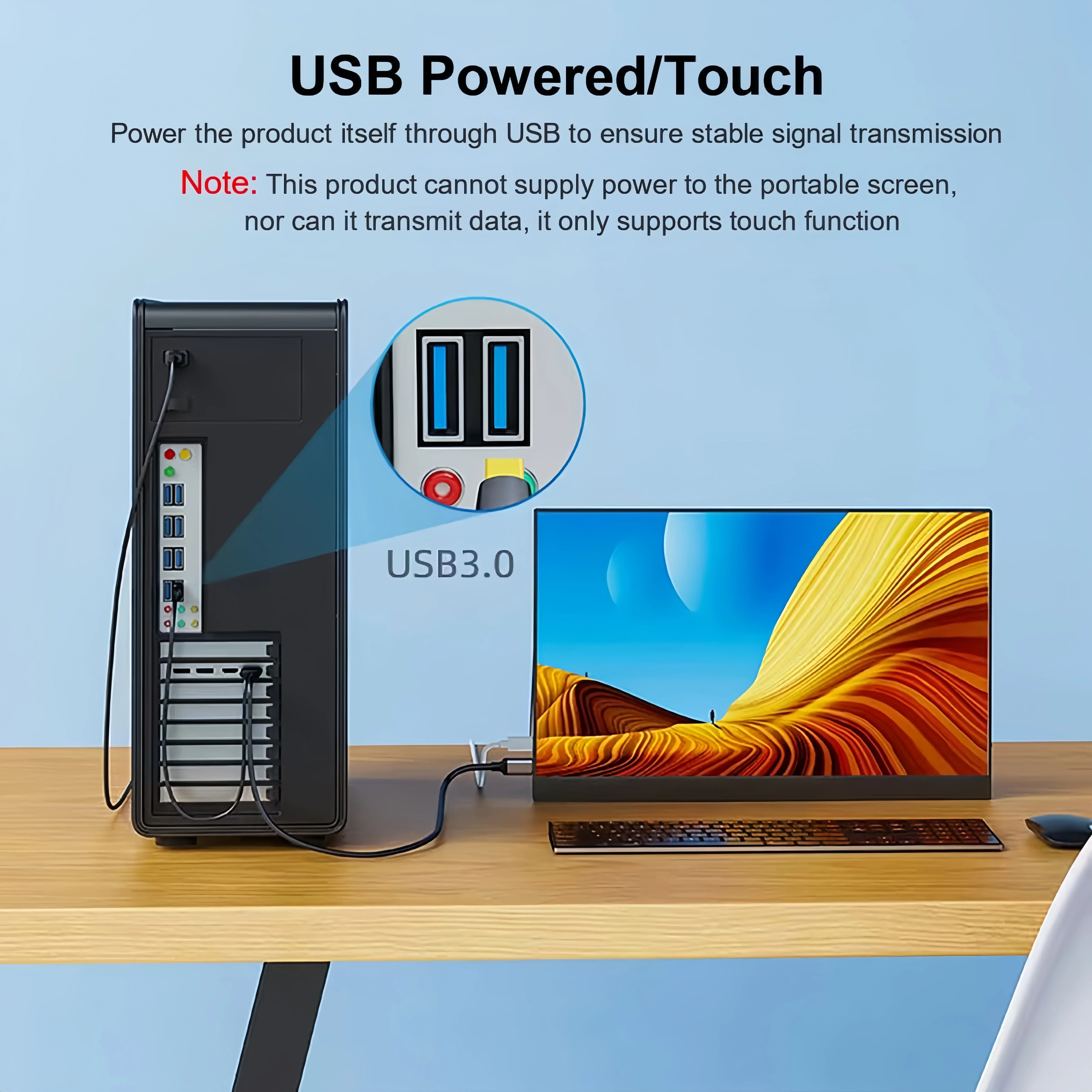 Ondersteunende aanraakfunctionaliteit DisplayPort naar USB-C-kabel 4K60Hz met USB-kabeladapter voor Nreal Air VR MacBook Pro/Air 2020