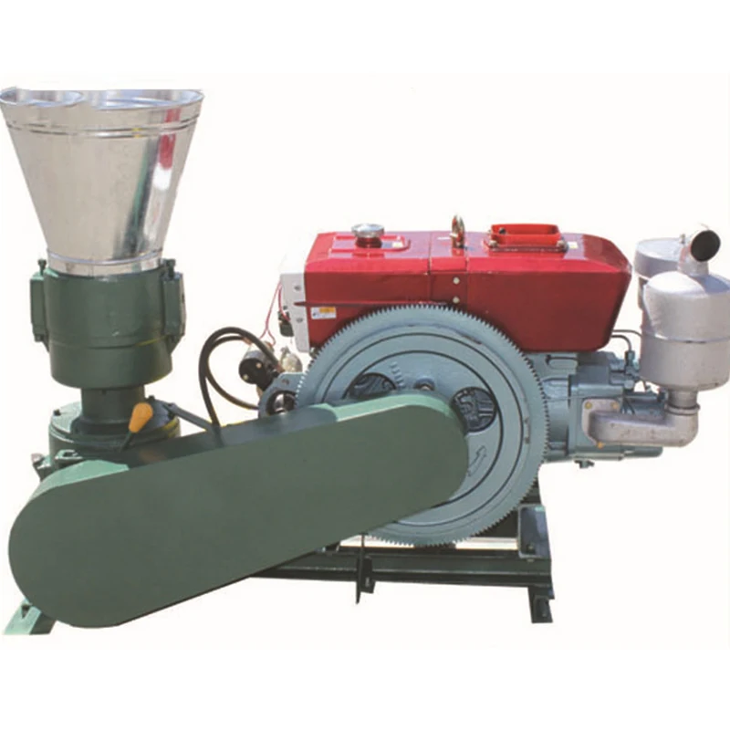 KL230A Organic Fertilizer Pellet Machine Diesel Engine Power Pellet Machine Biomass Fuel Pellet Machine 300-400KG/H