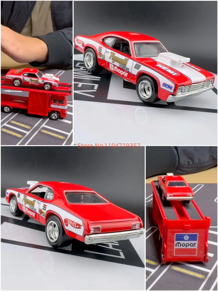 Hot Wheels Premium Car Culture Team Conjunto de transporte Ferrari 250 Lykan Hypersport Toyota Ae86 Escala 1:64 Vehículo de recogida fundido a presión