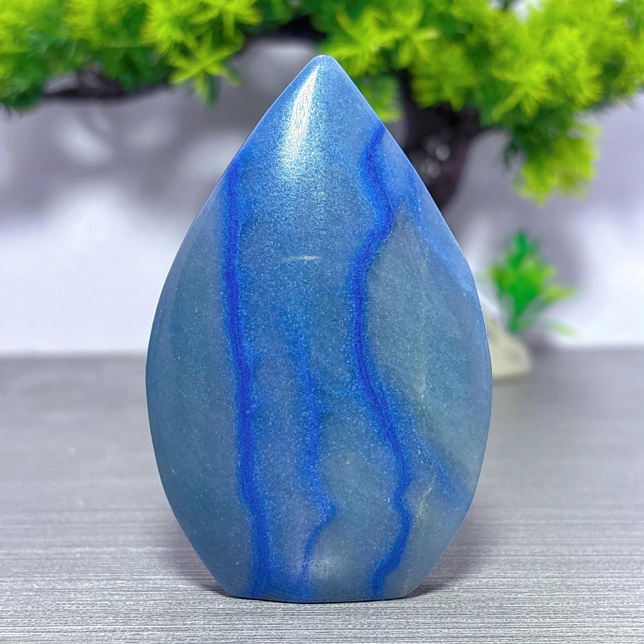 Blue Advanturine Free Form Natural Crystal Home Decoritems Room decor Lucky Quartz Stone Garden Reiki Healing Energy Love Gifts