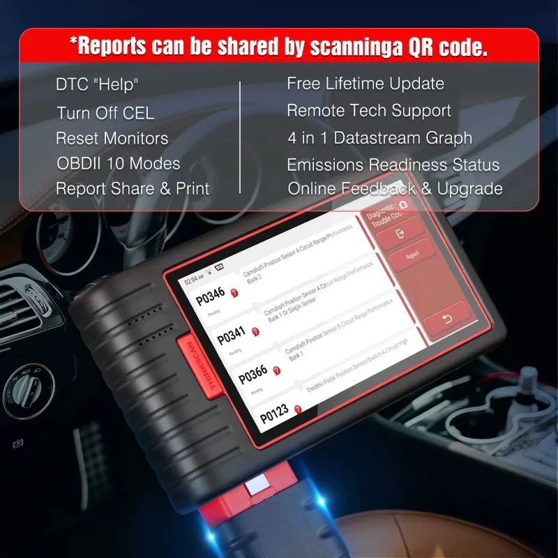 OBDeleven Full System Auto OBD Reader OBD2 Scanner Universal Diagnostic Machine Tools