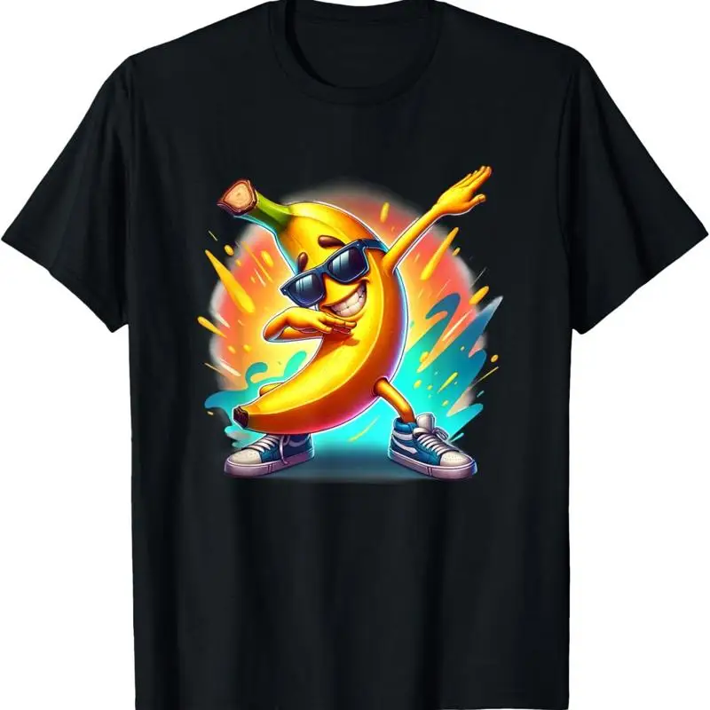 

Dabbing Banana Wearing Sunglasses Dab Dance Girl Mens Kids T Shirt