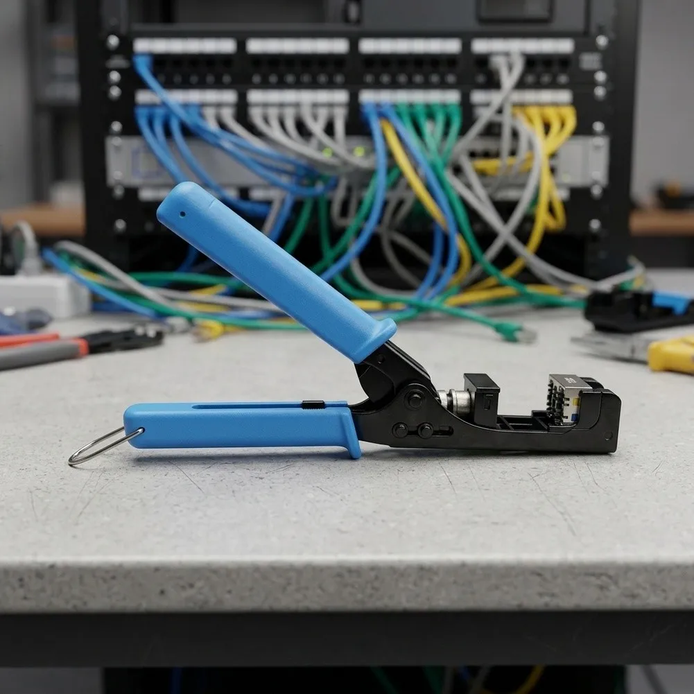 1Pc Cold-Rolled Steel Punch Down Tool For Cat5e Cat6 Jack Termination Crimping Trimming Network Ethernet Installer