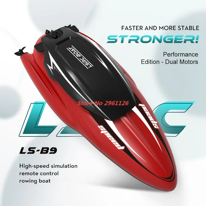 25KM/H High Speed Racing Boat Waterproof Rechargeable Electric Remote Control Speedboat 100M 30Mins RC Boat Summer Water Toy Boy