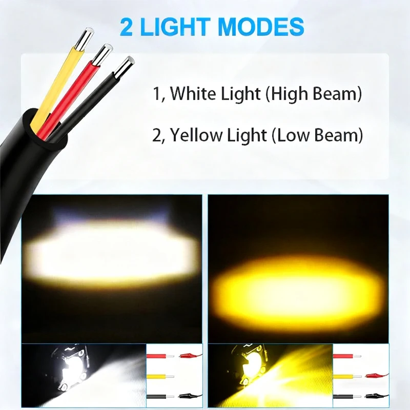 ثنائي اللون للدراجات النارية LED العلوي العارض القيادة للضوء الأضواء المساعدة مصباح لسيارات BMW R 1200 GS Adventure LC 2015