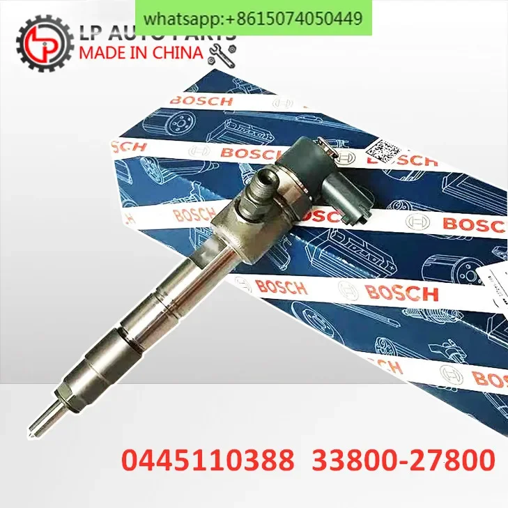 Nuevo motor original 0445110388   33800-27800 Inyector Common Rail