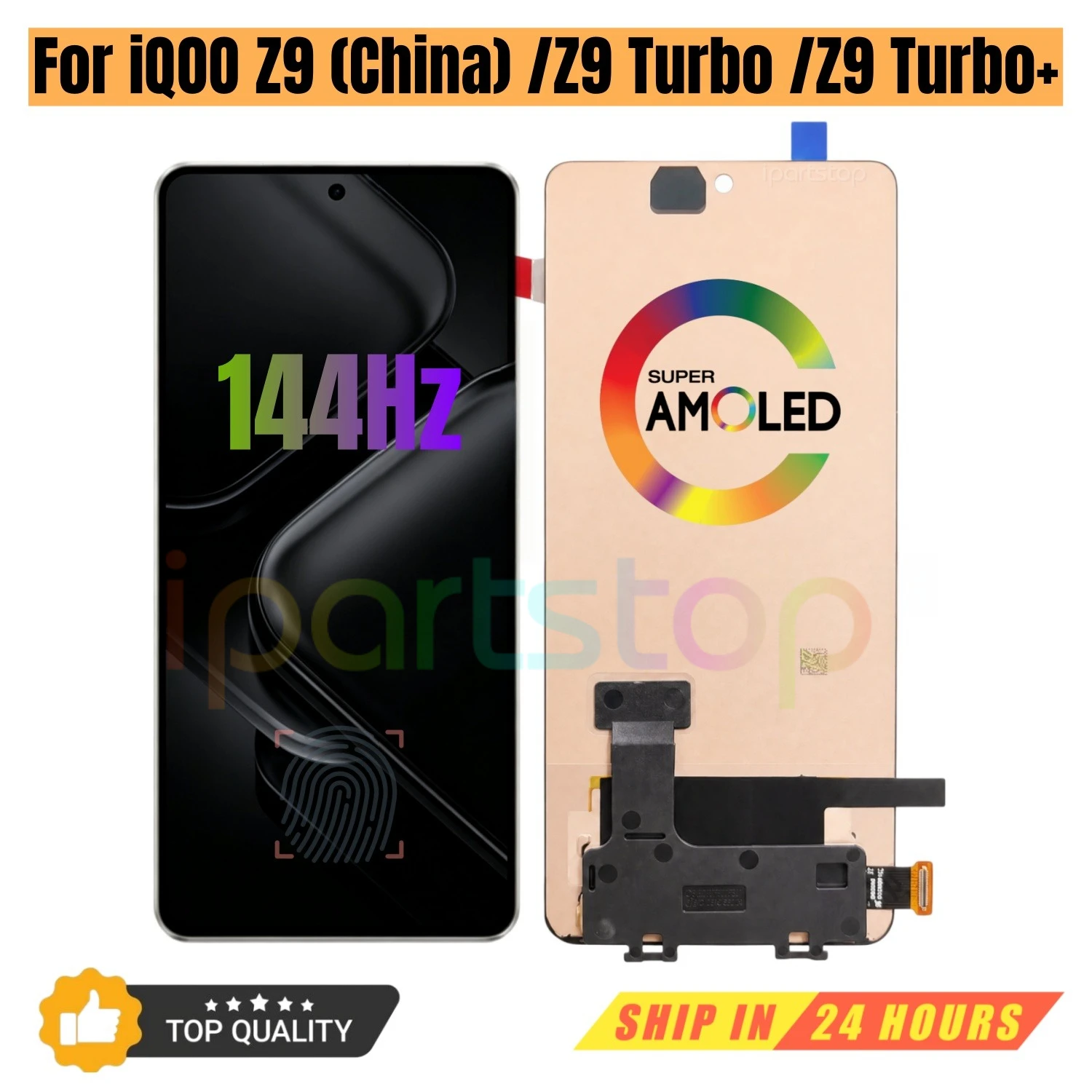 Ecran-de-remplacement-iparts-pour-iqoo-z9-chine-v2361a-z9-turbo-v2352a-z9-turbo-v2417a-assemblage-d'ecran-tactile-amoled-144hz-oem