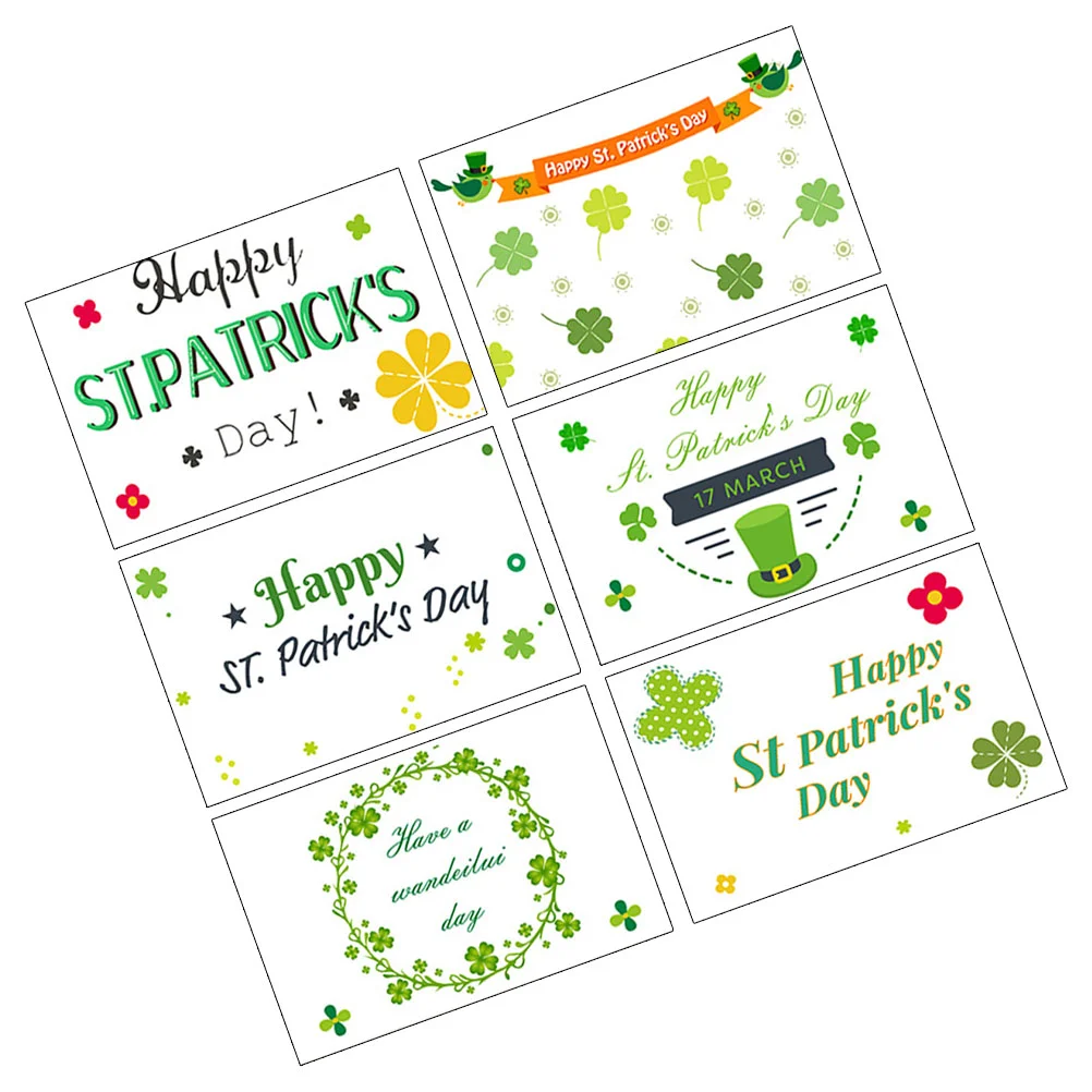 

Postcards Blessing Winter St Patrick's Day for Party Theme Greeting Bulk Paper Invitation
