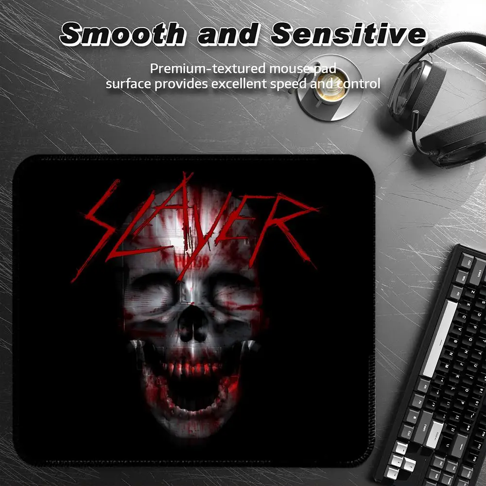 

Band S-Slayer Mouse Pad Offices Accessories Gaming Small Mousepad Desk Mat Office Rug Gamer Mats Anime Gadgets Computer Mause