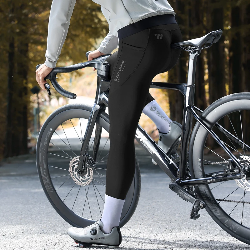 サーマルサイクリングタイツ 冬用通勤トレーニング フリース裏 - Cycling Commute Training のレビューと価格