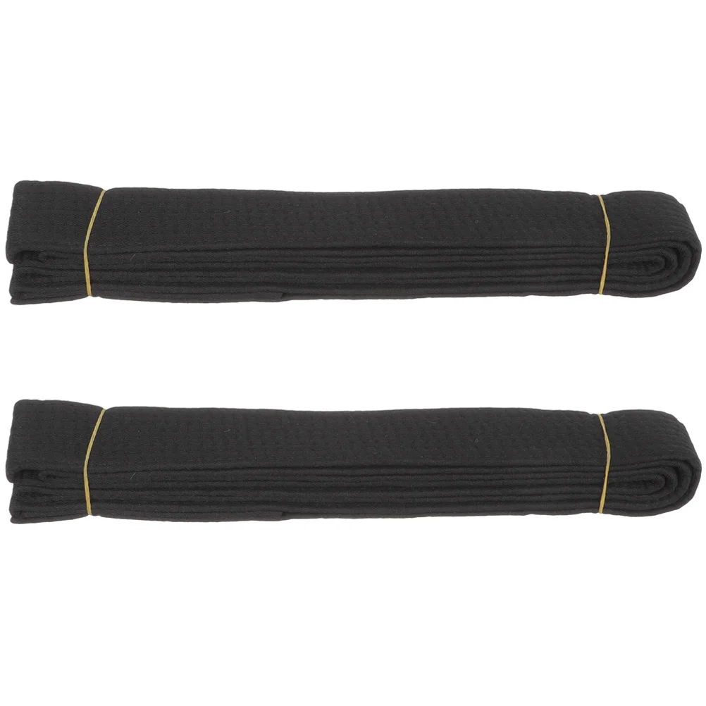 

2Pcs Taekwondo Belt Karate Waistb Stretchy Training Strap Lightweight Breathable NonFading Uniform Martial Equipment