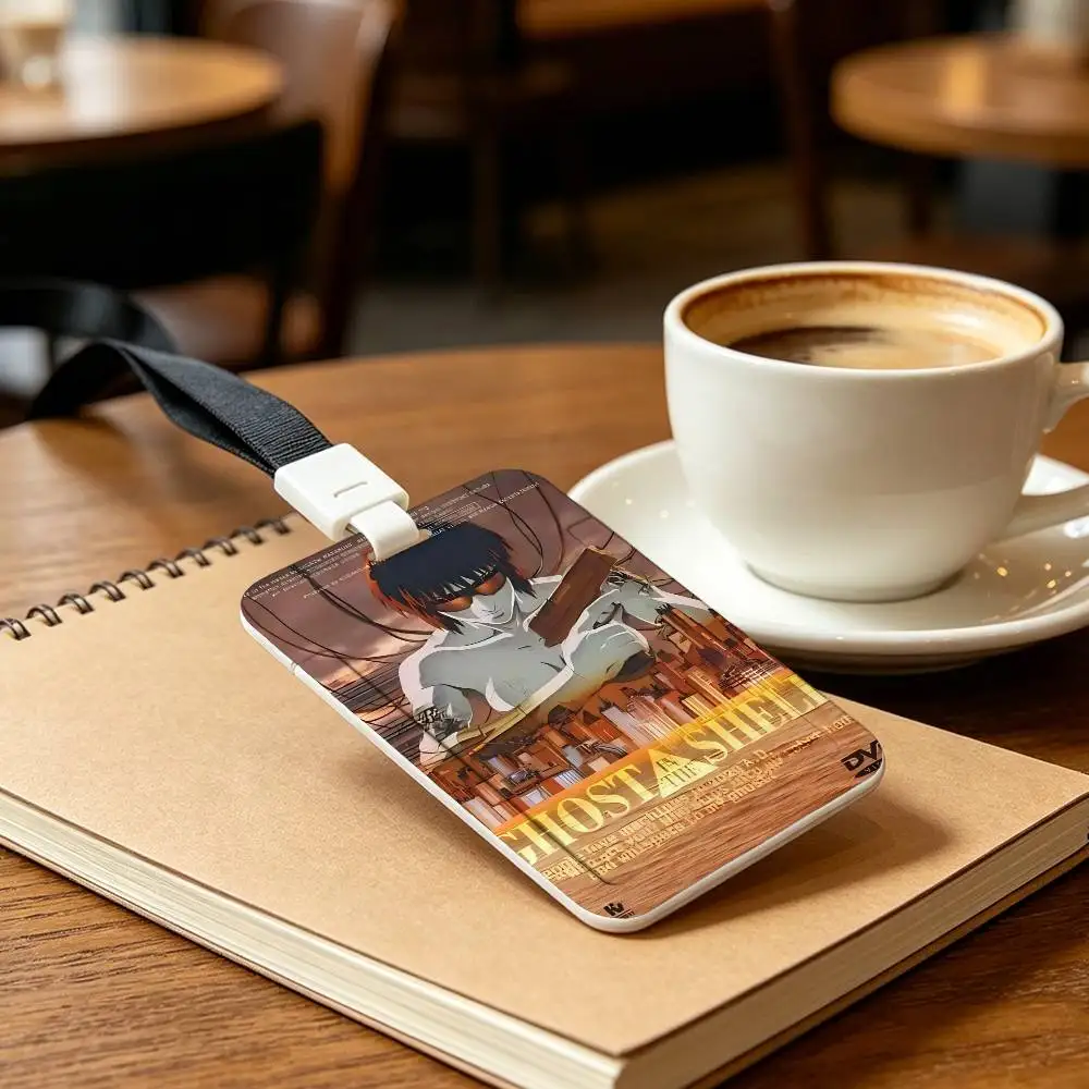 G-Ghost In The Shell Manga NFC Contactless Sliding Card Sleeve For Student Cards, Bus Cards, ID Cards, And Work Permits