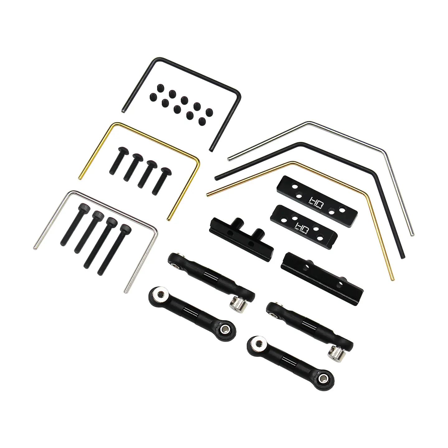 HR ARRMA 1/14 Typhon Losi 1/12 Nascar aluminium alloy anti-roll Bar kit for the entire vehicle