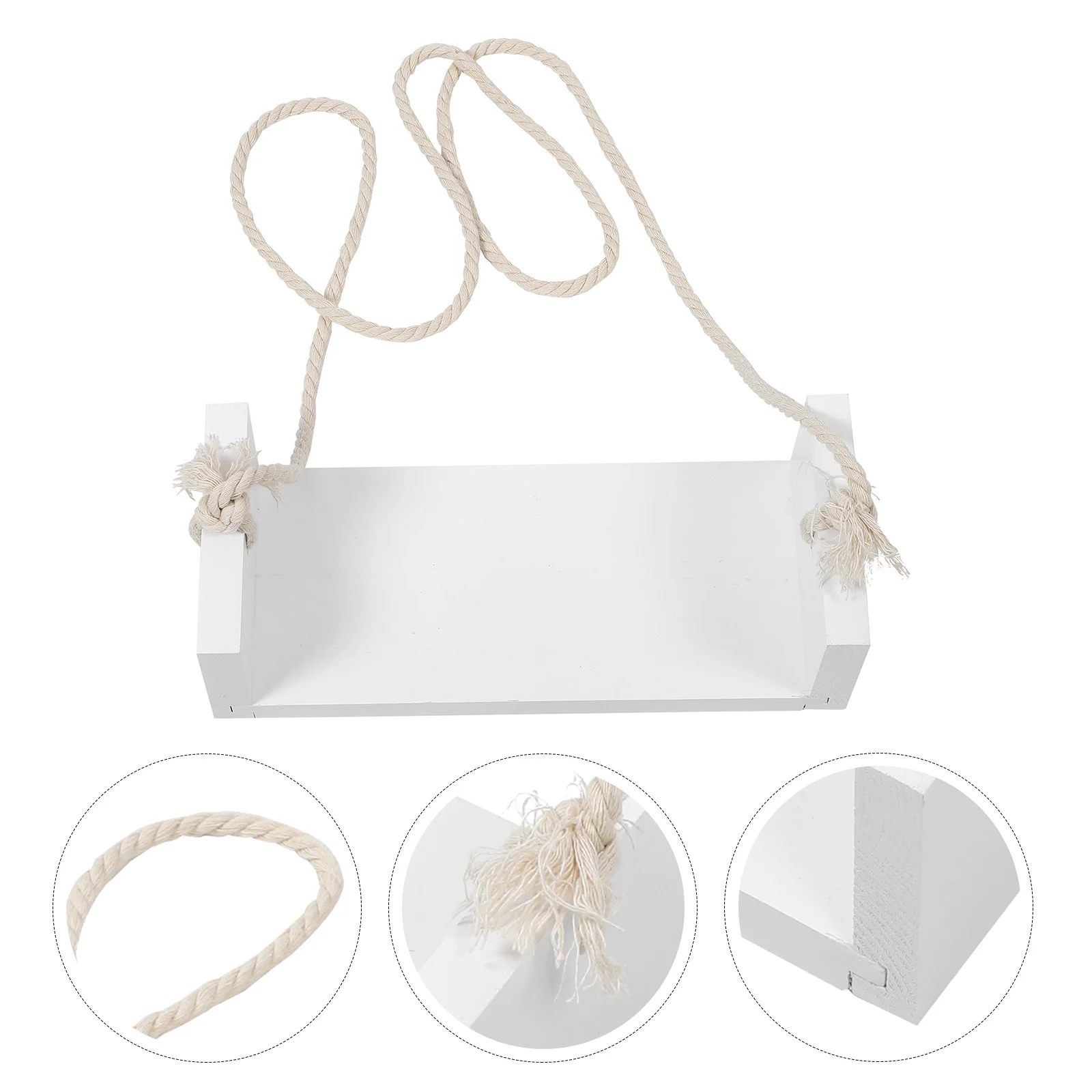 Columpio de madera para fotografía de bebés, columpio para fotos de recién nacidos, diseño Simple y elegante, columpios infantiles para fotos de primer cumpleaños