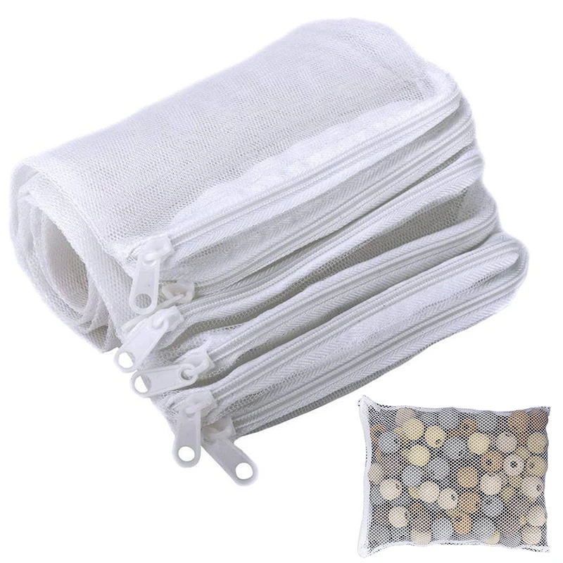 3/6Pcs Aquarium Filter Media Bags With Zipper For Fish Tank Charcoal Pelletized Remove Activated Carbon Biospheres Ceramic Rings