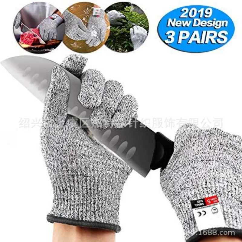 Explosive Anti Cutting Gloves for Garden Courtyard Kitchen Level 5 Protection Household Items Gloves Decoration Home