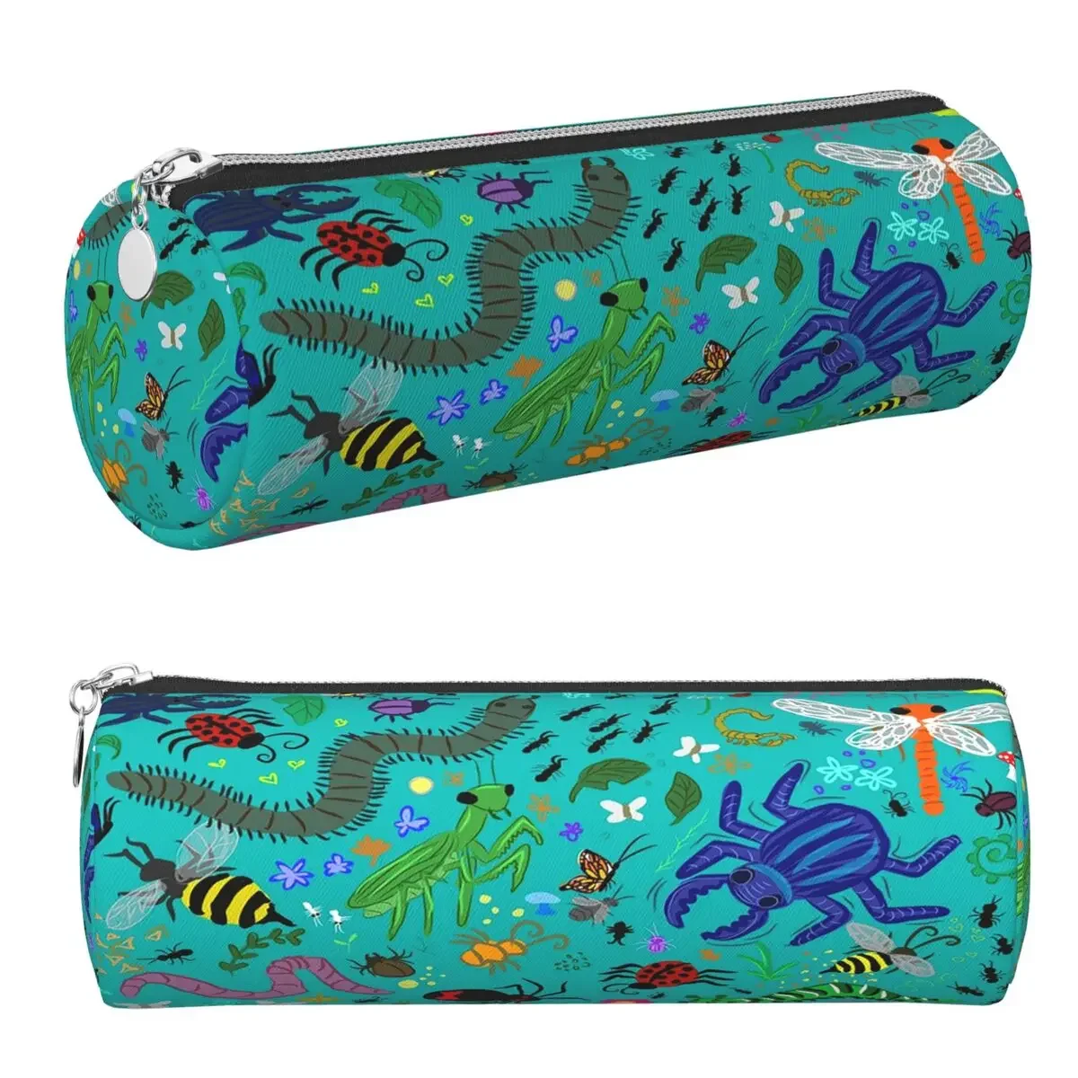 Bugs Pencil Cases Pen Holder Cylinder Pen Box Pencil Bag for Studen Stationery Supplies