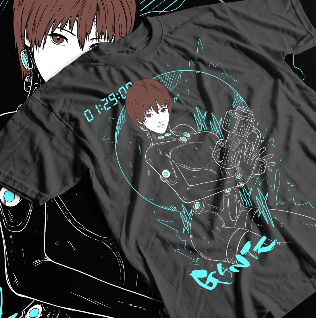 Gant Zeika T-Shirt Kei Kurono Masaru Alien Girl Anime Kawaii Gift Shirt All Size