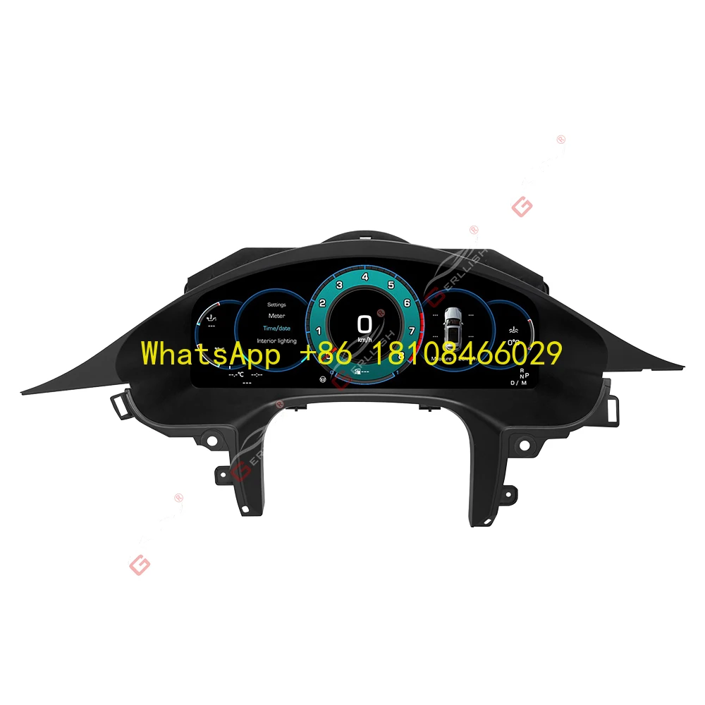 

Gerllish 12.3 Inch Digital Dashboard for Porsche Panamera 2010-2016 Cluster Dashboard Virtual Cockpit LCD Instrument Speedometer