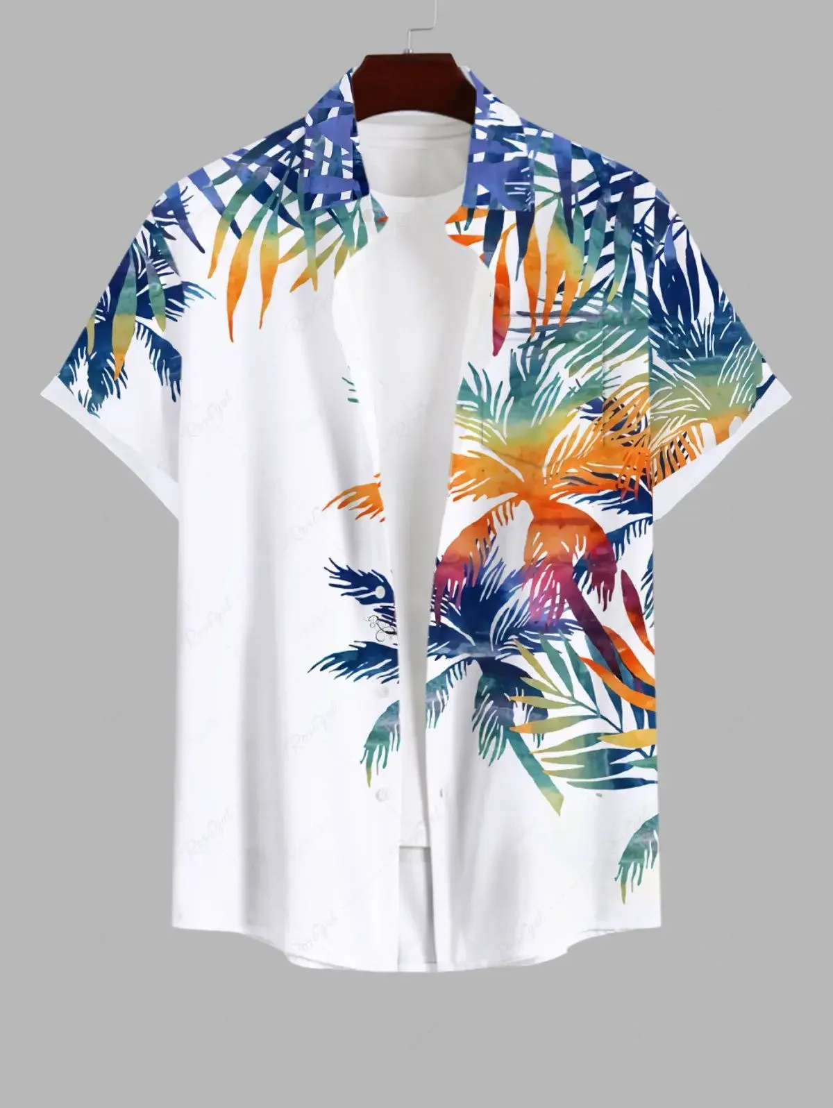 

Summer Men's Shirt 3D Print Hawaiian Shirts Button Up Beach Vacation Shirts Short Sleeve Plus Size Shirts Casual Shirts For Men