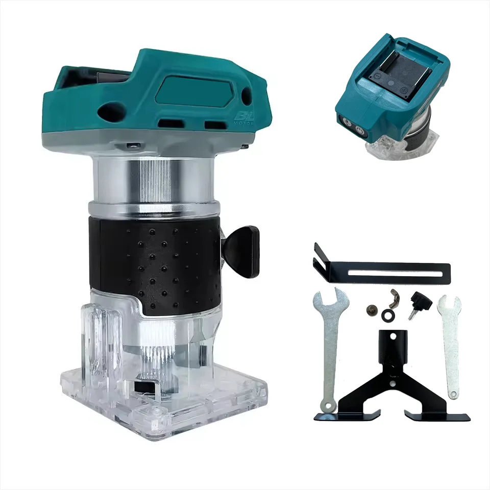 Fit Makita Cordless Trimmer Rechargeable Trimming Machine Brushless Slotting Tool Milling Woodwork Engraving Machine