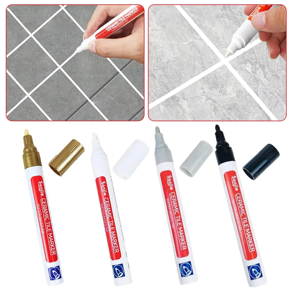 Tile Grouts Pen Tile Waterproof Gap-Repair Color Pen Tile Paint Markers For Tiles Floor Wall Bathroom Kitchen Repair Tools
