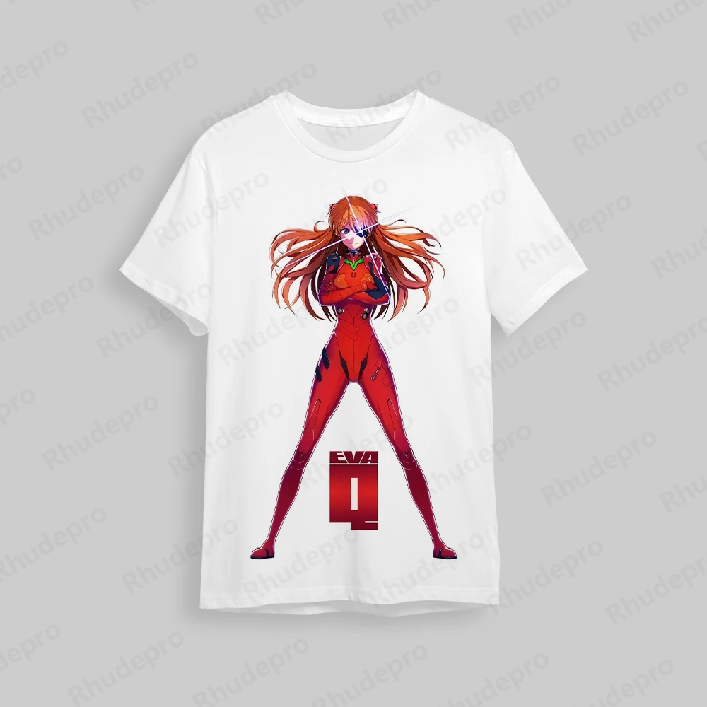 Camisetas masculinas Neon Genesis Evangelion, roupas infantis de anime, Hip Hop, alta qualidade, Y2K, Cosplay Tops, 100 a 5XL, novo