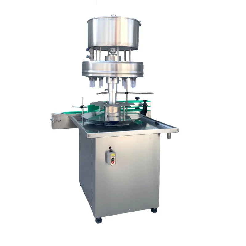 Small semi-automatic 12-head liquid chemical filling machine