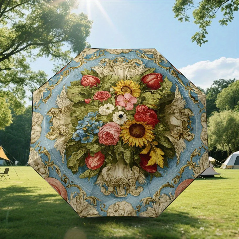 1Pc Baroque Floral …