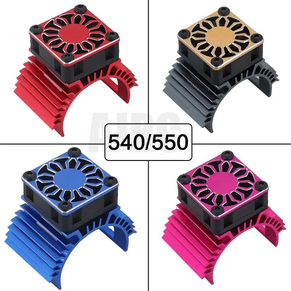 

14000rpm Electric Car Brushless Motor Heatsink Cover Cooling Fan For 1:10 Hsp Remote Control Cars 540 550 3650 Motor Heat Sink