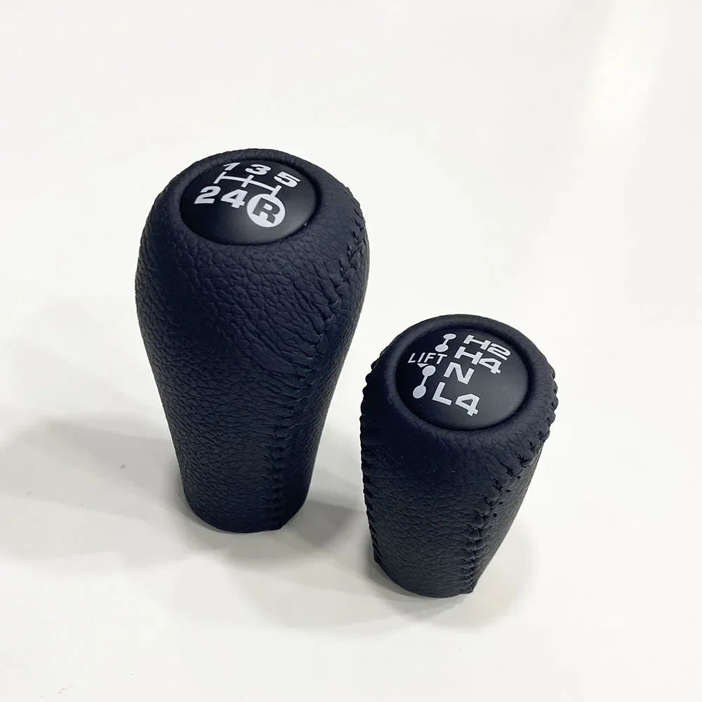 Car Black Leather Gear Shift Konb for Land Cruiser 70 Series LC70 LC76 LC79 LC78 Accessories