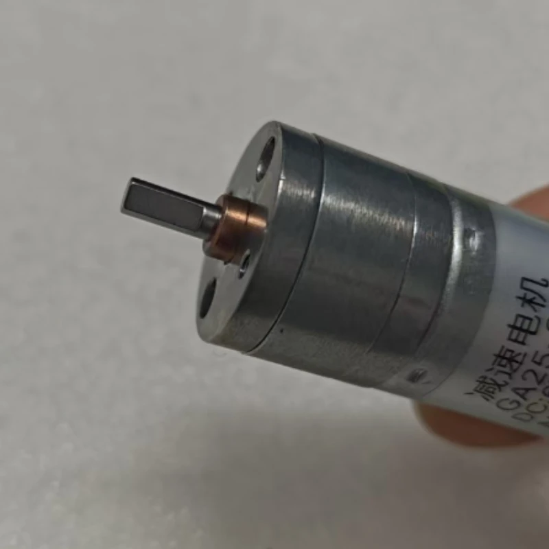 JGA25-370 Miniature DC Geared Motor 6V~12V 12RPM~1931RPM Miniature DC Speed Regulation High Torque Motor Low Speed Small Motor