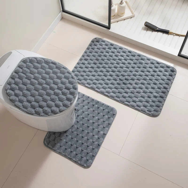 

Cross-Border Thickened Carpet Bathroom Non-Slip Bedroom Kitchen Entrance Toilet Absorbent Floor Mat