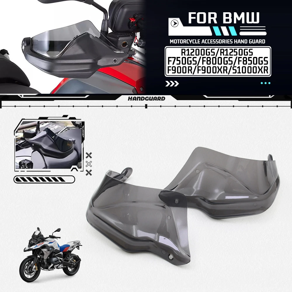 

​For BMW R1200GS Adventure R1250GS LC ADV F750GS F850GS F900XR/R S1000XR F800GS ADV Handguard Hand shield Protector Windshield