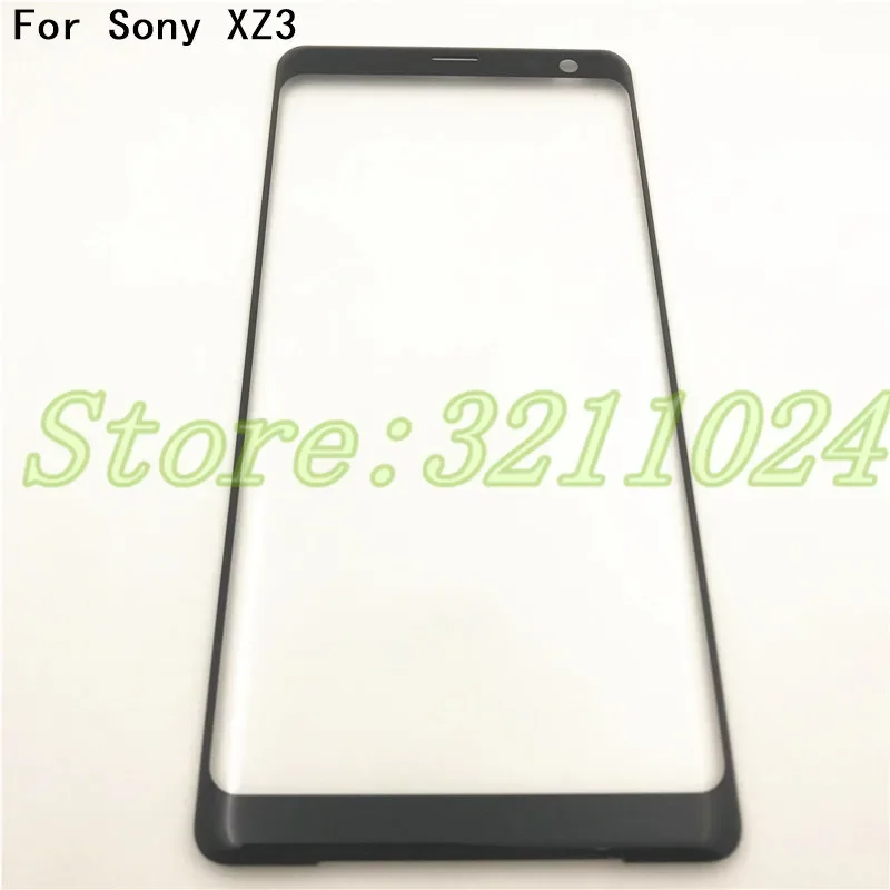 Outer Screen For Sony Xperia XZ3 H9436 H9493 H8416 H9496 Front Touch Panel LCD Display Out Glass Cover Lens Repair parts