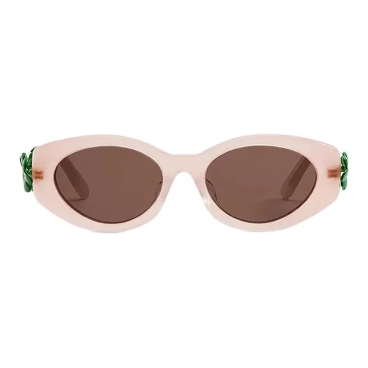 DIOR Acetate Oval Sunglasses Women's Pink DCLVB1FXR_40F0