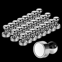 20PCS Magnetic Nail Office Calligraphy And Painting Refrigerator Strong Magnet Nail Teaching Whiteboard Magnetic Nails 12x16mm