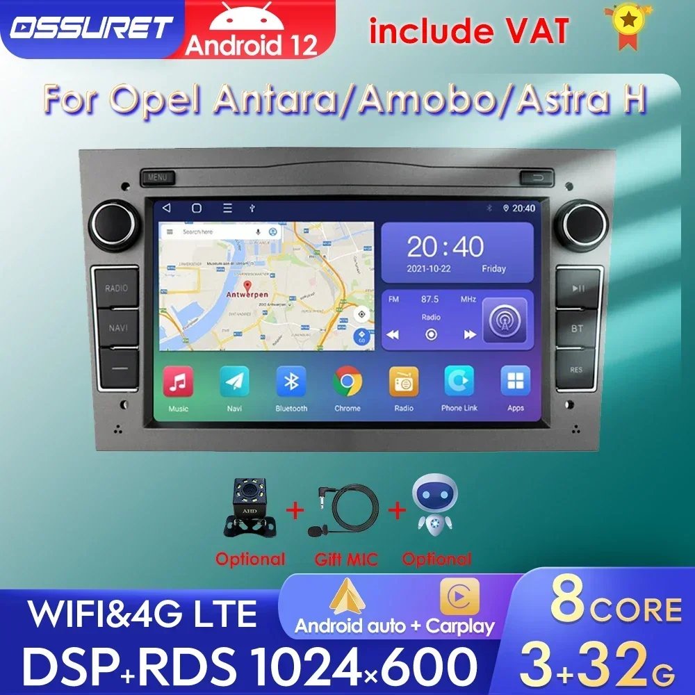 7 "Android Stereo Auto Radio multimedia-Player GPS Navi Für Opel Corsa C Signum Vivaro Astra H Corsa